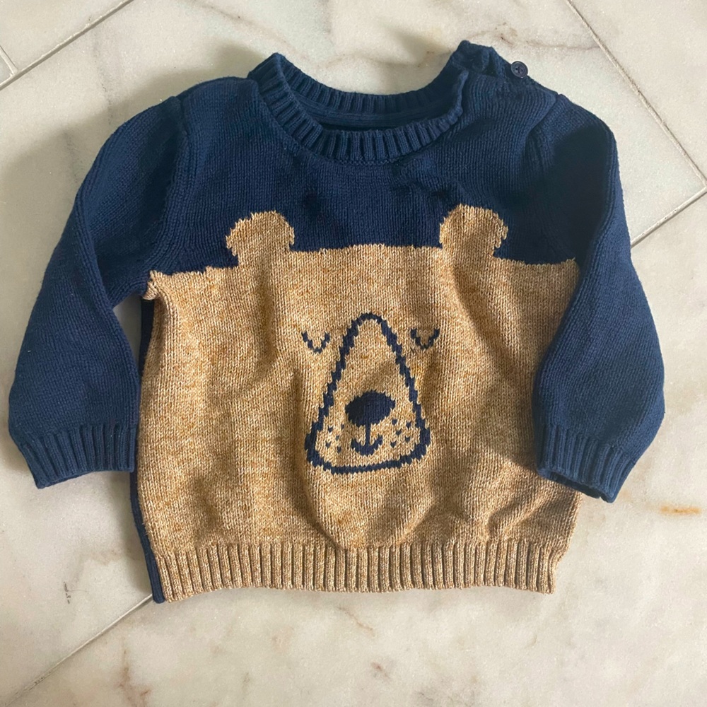 Baby Gap bear sweater